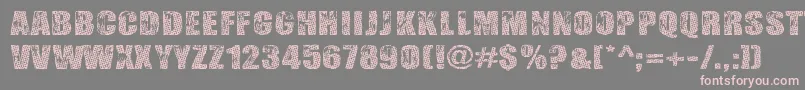 Gogol, Simone  Monroe Font – Pink Fonts on Gray Background