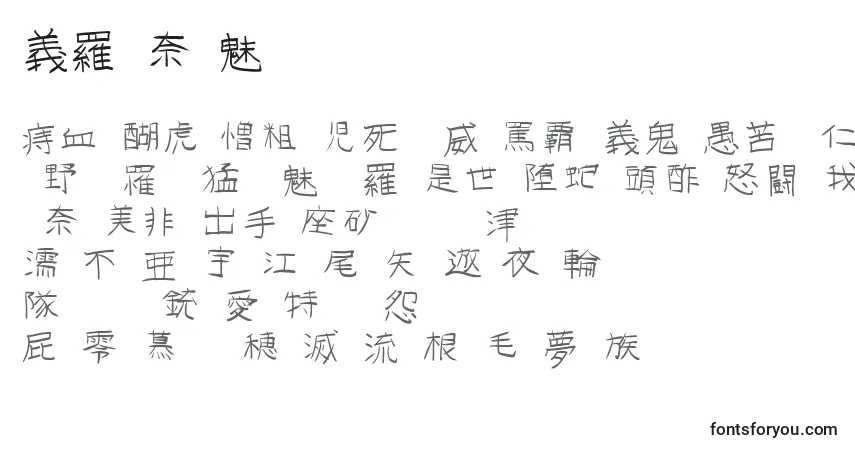 Police GoJuOn (128119) - Alphabet, Chiffres, Caractères Spéciaux