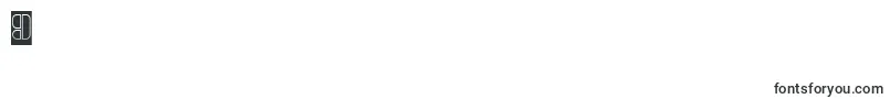GOLDEN BAR Hollow Inverse Font – Fonts for Digit 9
