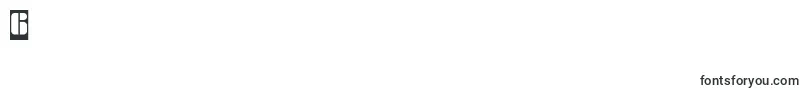 GOLDEN BAR Inverse Font – Fonts for Digit 6