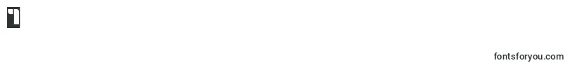 フォントGOLDEN BAR Inverse – フォント数字7
