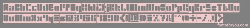 More about GOLDEN BAR Inverse Font GOLDEN BAR Inverse Font – Pink Fonts on Gray Background