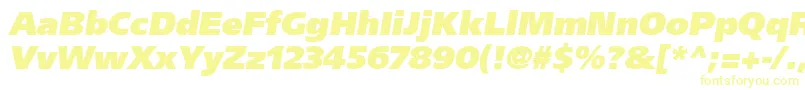 AgForeignerulbObliqueMedium Font – Yellow Fonts