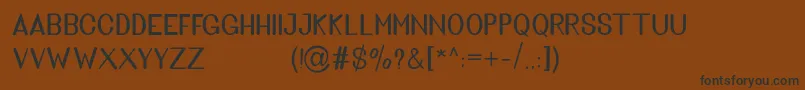 Golden Bridge Sans Font – Black Fonts on Brown Background