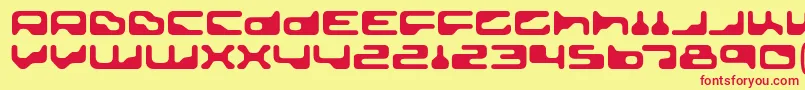 golden girdle Font – Red Fonts on Yellow Background