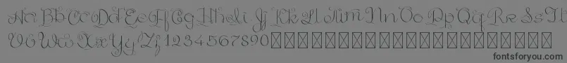 GoldenAge PersonalUse Font – Black Fonts on Gray Background