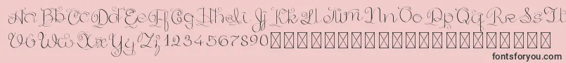 GoldenAge PersonalUse Font – Black Fonts on Pink Background