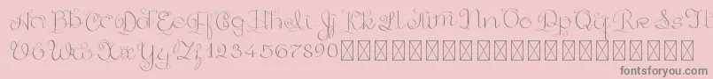 GoldenAge PersonalUse Font – Gray Fonts on Pink Background