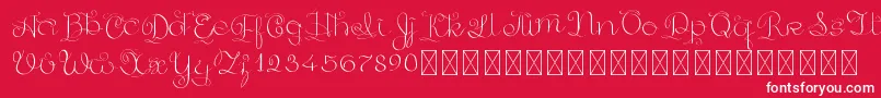 GoldenAge PersonalUse Font – White Fonts on Red Background
