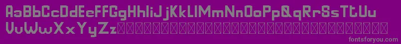 GoldinFinanceDEMORegular Font – Gray Fonts on Purple Background