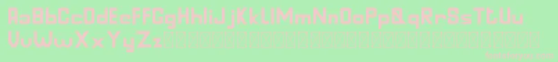 GoldinFinanceDEMORegular Font – Pink Fonts on Green Background