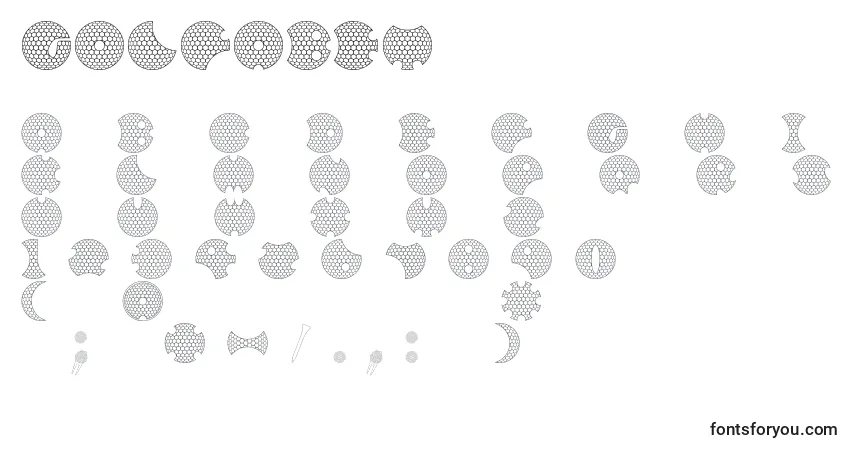 GOLFABET-fontti – aakkoset, numerot, erikoismerkit