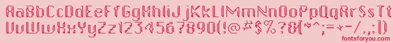 gollanbil Font – Red Fonts on Pink Background