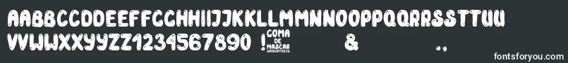 Goma de Mascar Font – White Fonts