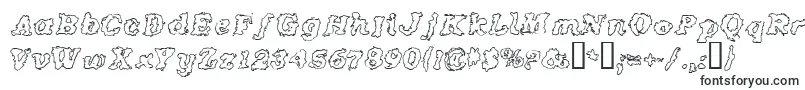 CrashOutline-Schriftart – Schriftarten, die mit C beginnen