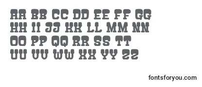 Revisão da fonte Gomarice atama serif