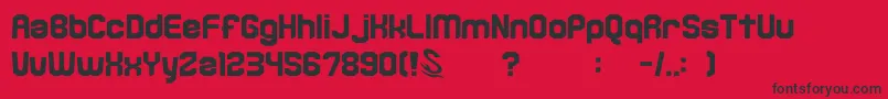 Saiba mais sobre a fonte gomarice kamone 6 Fonte gomarice kamone 6 – fontes pretas em um fundo vermelho
