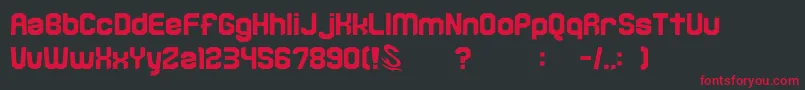 More about gomarice kamone 6 Font gomarice kamone 6 Font – Red Fonts on Black Background
