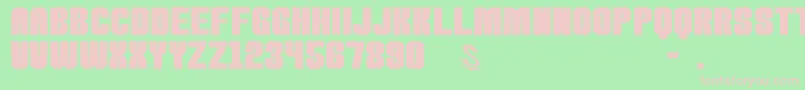 gomarice kamone 8 Font – Pink Fonts on Green Background