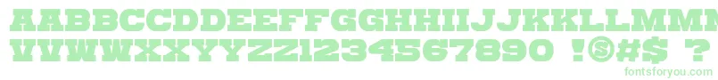 Fonte gomarice katamari serif – fontes verdes