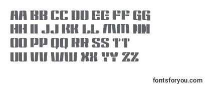Обзор шрифта Gomarice kensuco stencil
