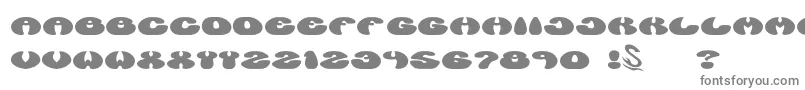 gomarice manzyu Font – Gray Fonts on White Background