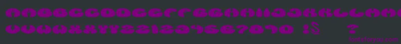 gomarice manzyu Font – Purple Fonts on Black Background