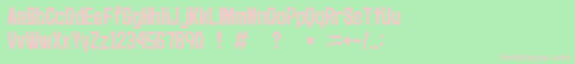 Weitere Informationen zur gomarice marker2-Schriftart gomarice marker2-Schriftart – Rosa Schriften auf grünem Hintergrund