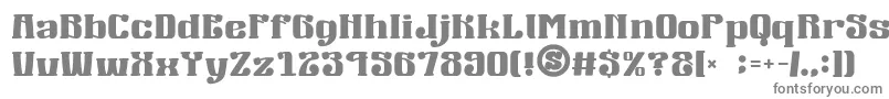 Шрифт gomarice mucha wo minagara milk tea – серые шрифты на белом фоне