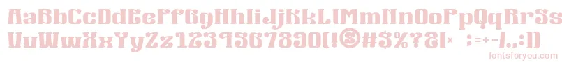 gomarice mucha wo minagara milk tea Font – Pink Fonts on White Background