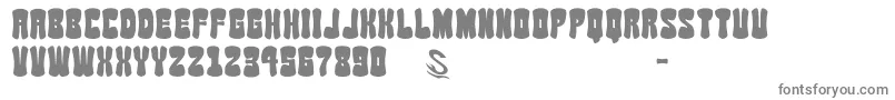 gomarice soy sauce junky-Schriftart – Graue Schriften auf weißem Hintergrund
