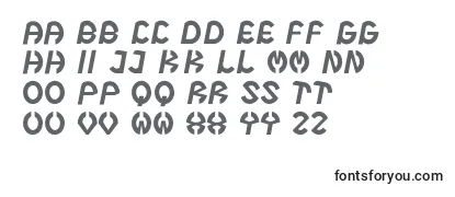 Review of the Gomarice steel boy Font