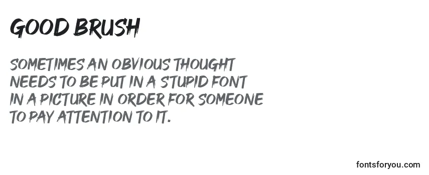 Good Brush-fontti