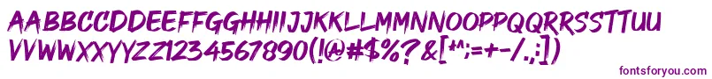 Good Brush Font – Purple Fonts