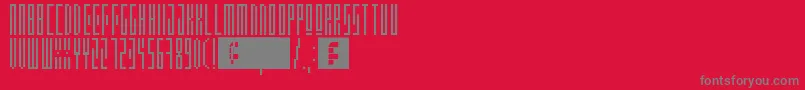 Awsm Font – Gray Fonts on Red Background