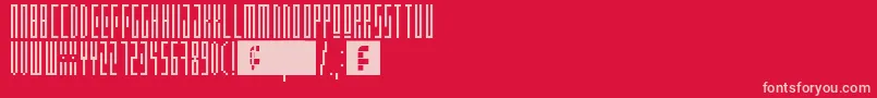 Awsm-fontti – vaaleanpunaiset fontit punaisella taustalla