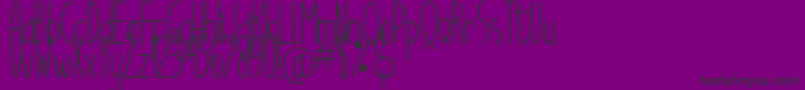 Good Egg Dafont Font – Black Fonts on Purple Background