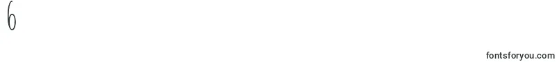 Good Egg Dafont-Schriftart – Schriften für die Ziffer 6