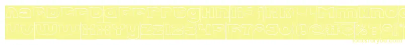 Good Morning Hollow Inverse Font – Yellow Fonts