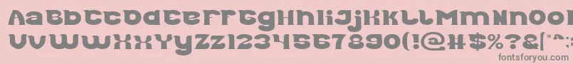 Saiba mais sobre a fonte Good Morning Light Fonte Good Morning Light – fontes cinzas em um fundo rosa
