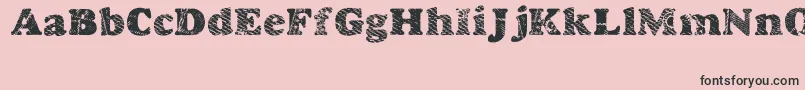Goodjean Font – Black Fonts on Pink Background