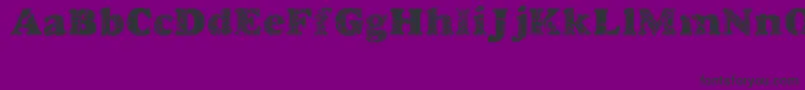 Goodjean Font – Black Fonts on Purple Background