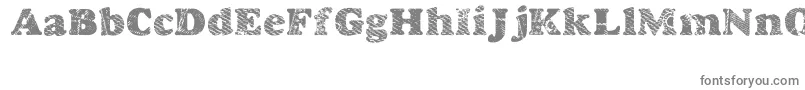 フォントGoodjean – 白い背景に灰色の文字