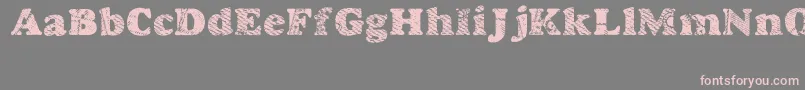 Goodjean Font – Pink Fonts on Gray Background