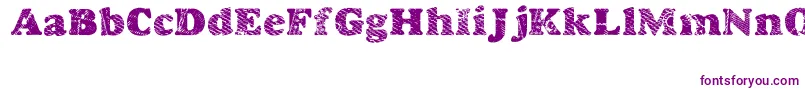 Шрифт Goodjean – фиолетовые шрифты на белом фоне