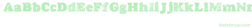 GoodjeanShad Font – Green Fonts on White Background