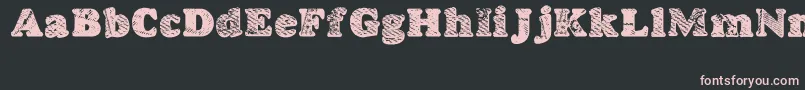 GoodjeanShad Font – Pink Fonts on Black Background