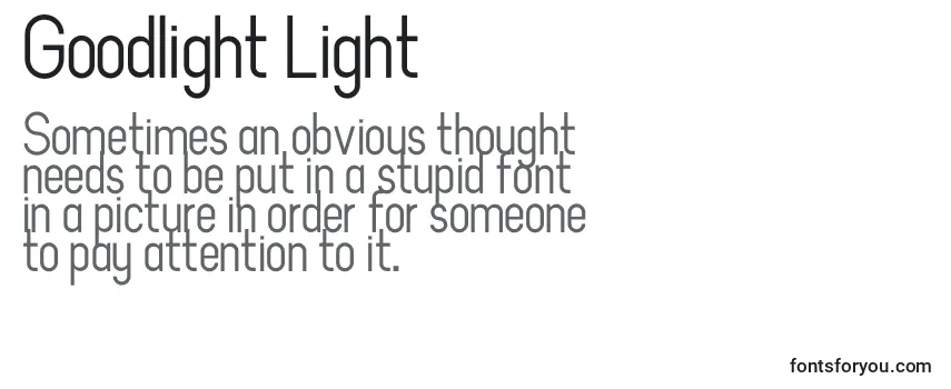 Goodlight Light フォントのレビュー