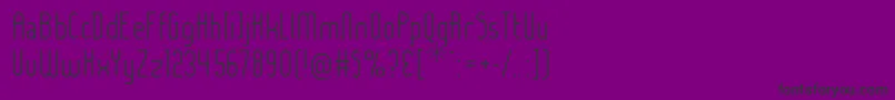 LadyIceLight-Schriftart – Schwarze Schriften auf violettem Hintergrund