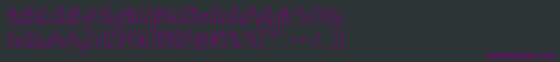 LadyIceLight Font – Purple Fonts on Black Background